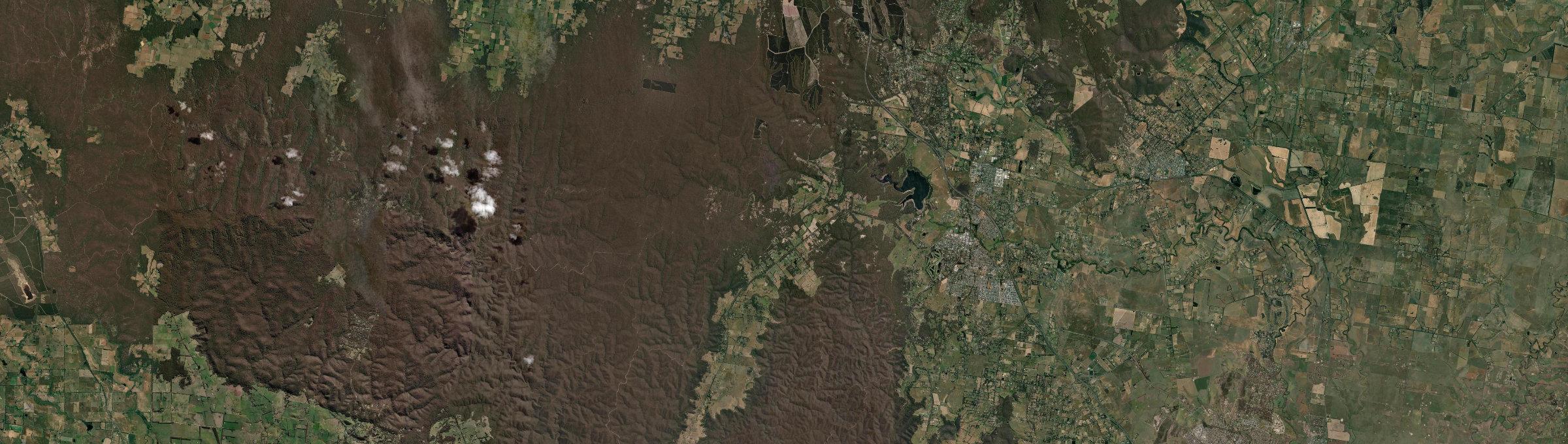 Aerial view of Bullengarook, VIC
