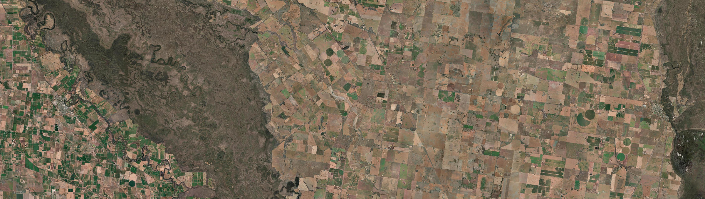 Aerial view of Bunnaloo, NSW