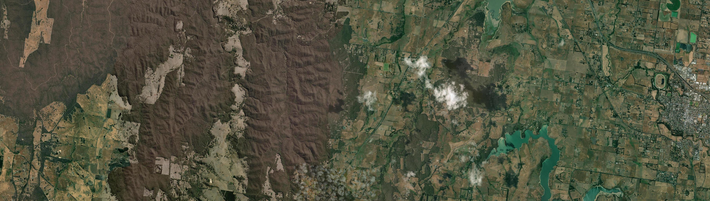 Aerial view of Drummond, VIC