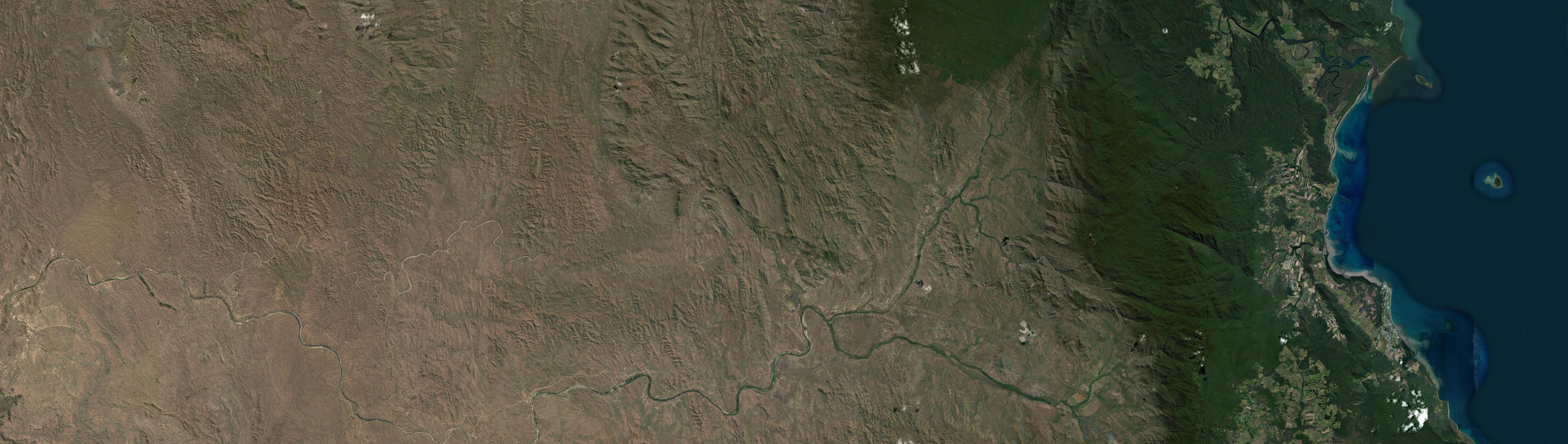 Aerial view of Desailly, QLD
