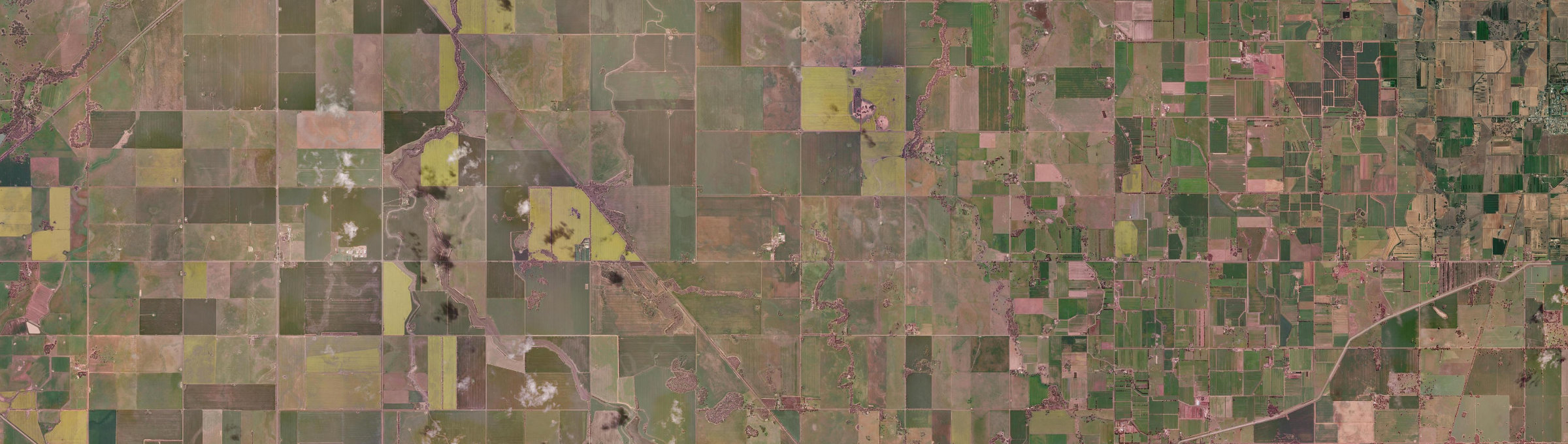 Aerial view of Tennyson (Vic.), VIC