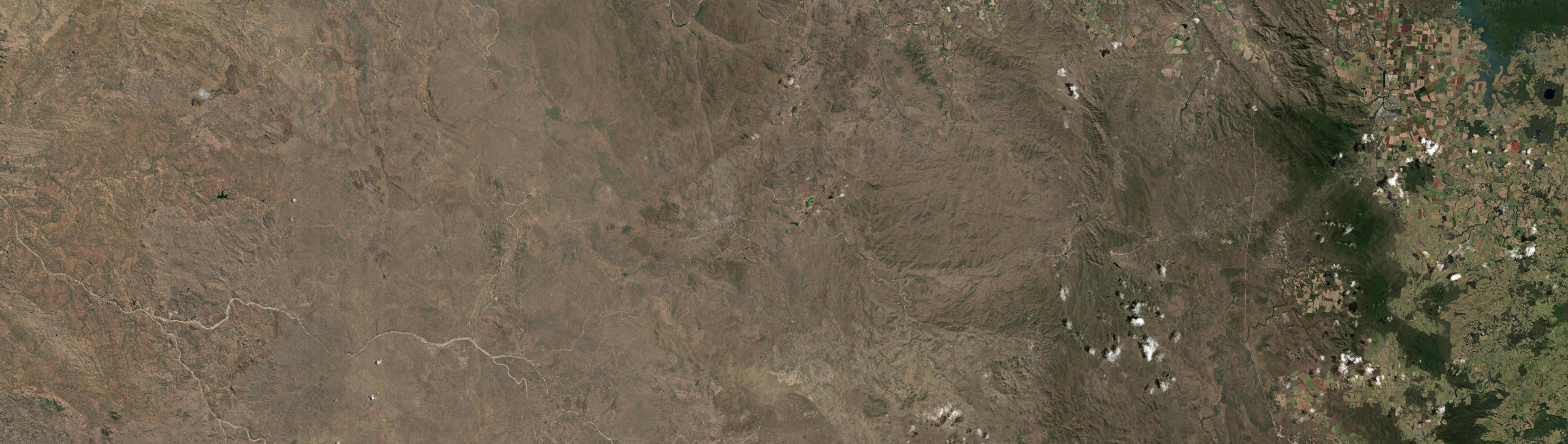 Aerial view of Petford, QLD