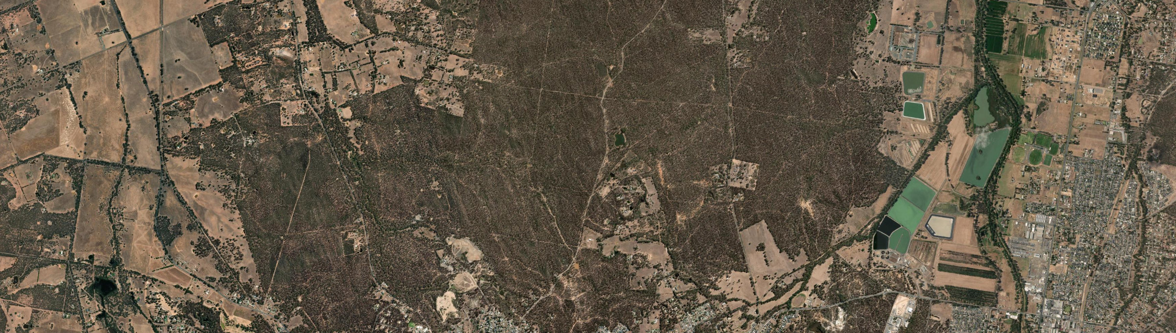 Aerial view of Eaglehawk North, VIC
