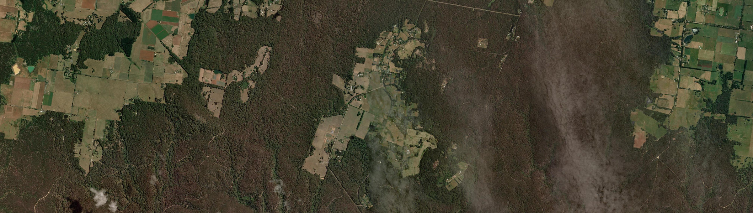 Aerial view of Newbury, VIC
