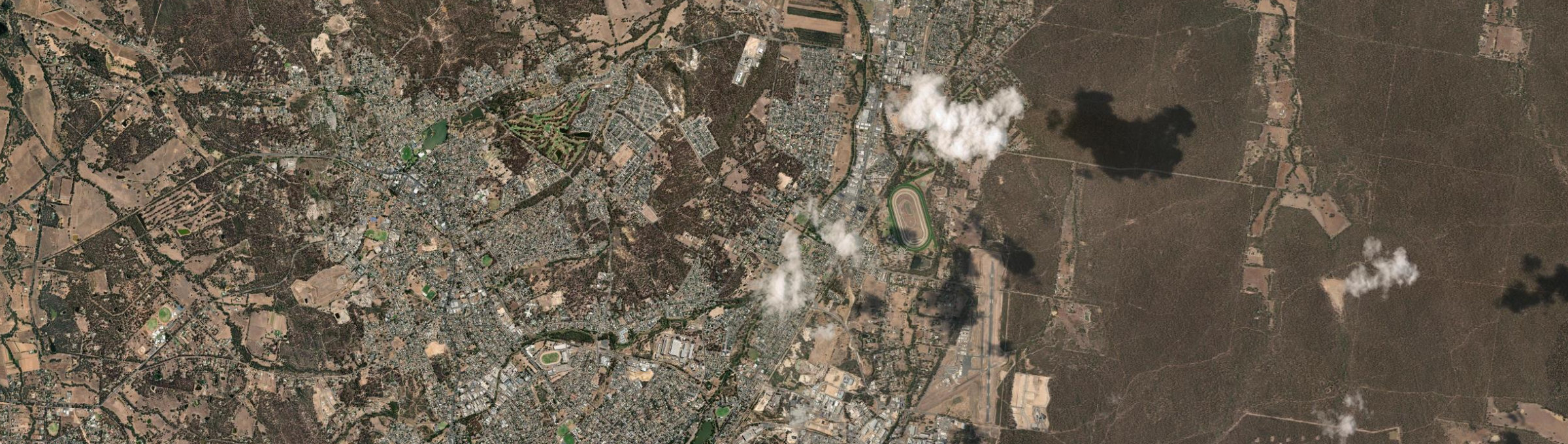 Aerial view of White Hills (Vic.), VIC
