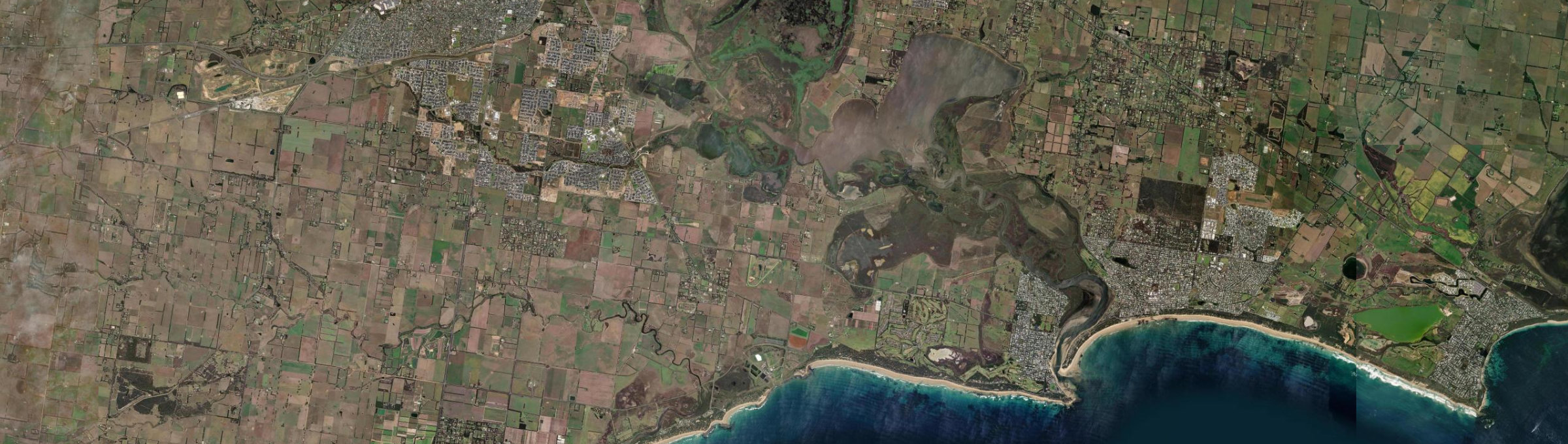 Aerial view of Connewarre, VIC