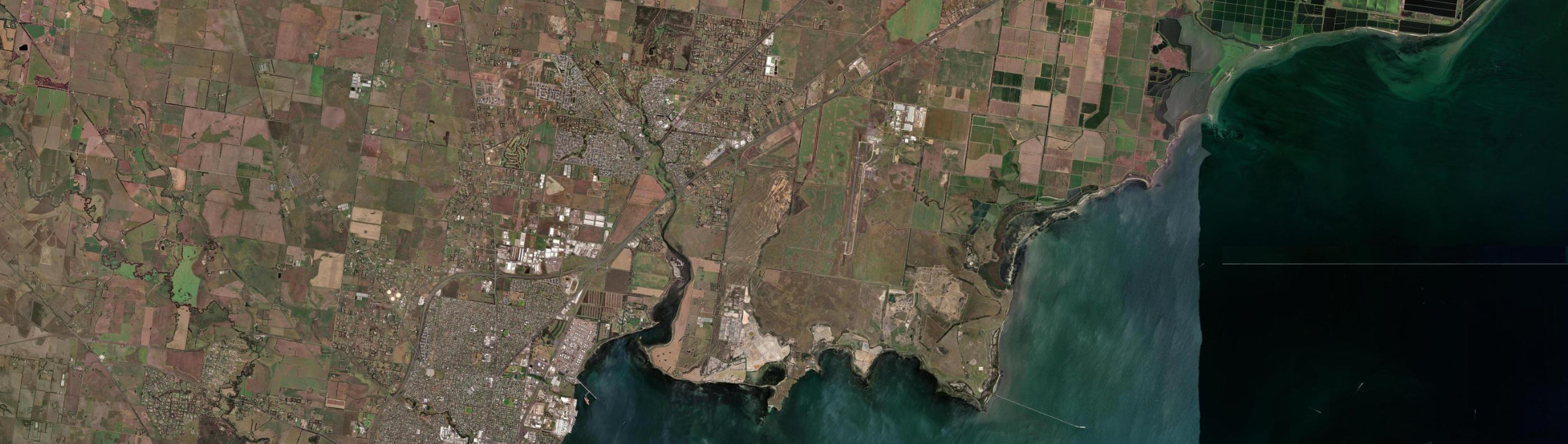 Aerial view of Avalon, VIC
