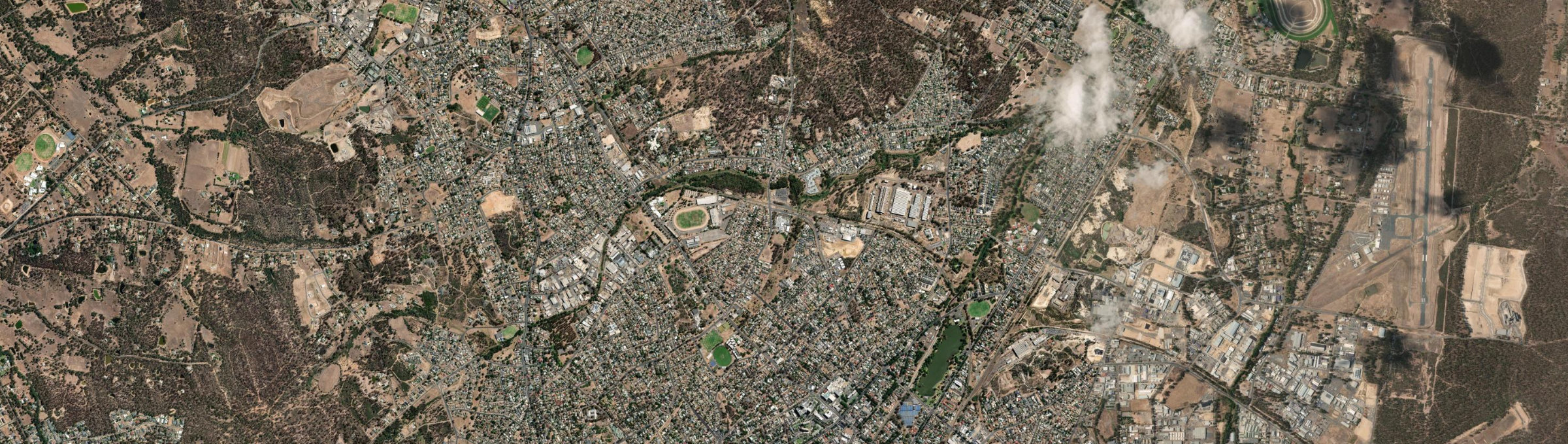 Aerial view of North Bendigo, VIC