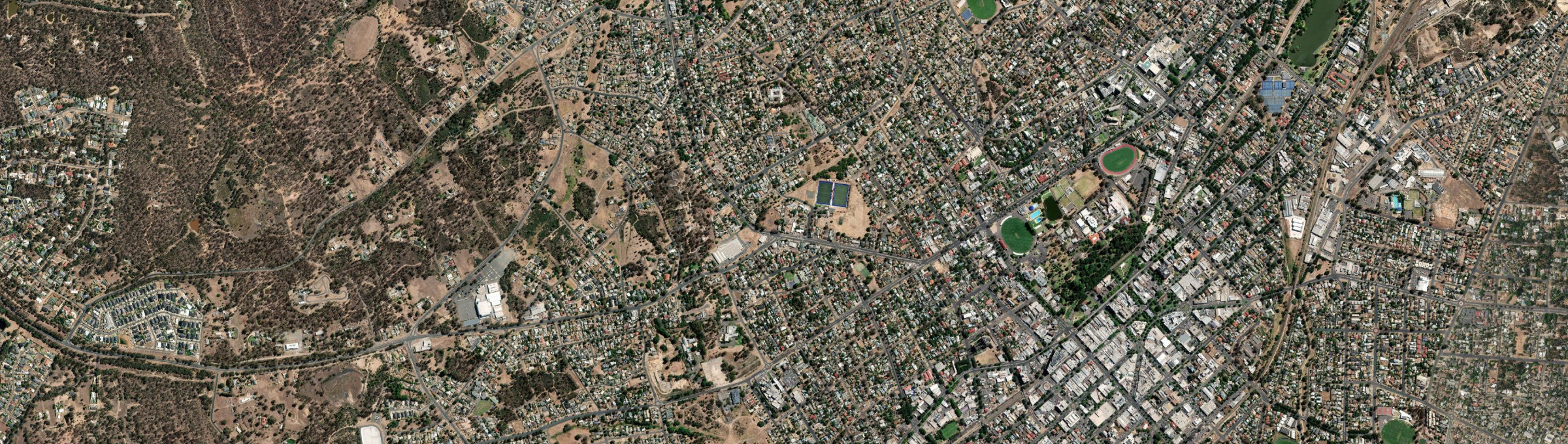 Aerial view of Ironbark (Vic.), VIC