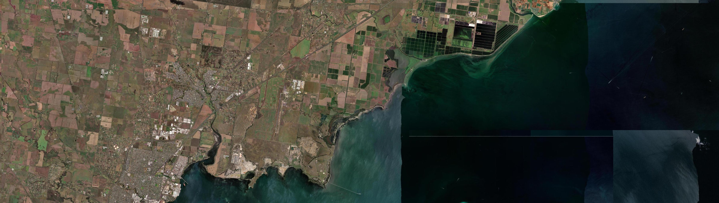 Aerial view of Point Wilson, VIC