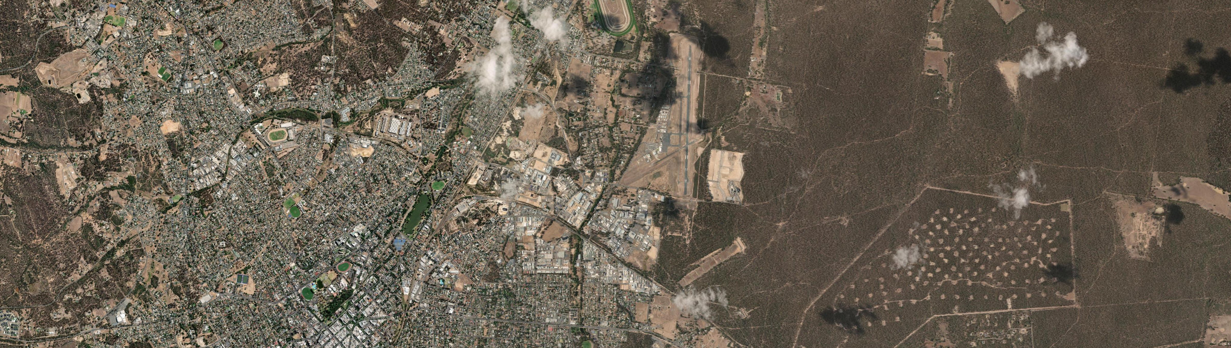 Aerial view of East Bendigo, VIC