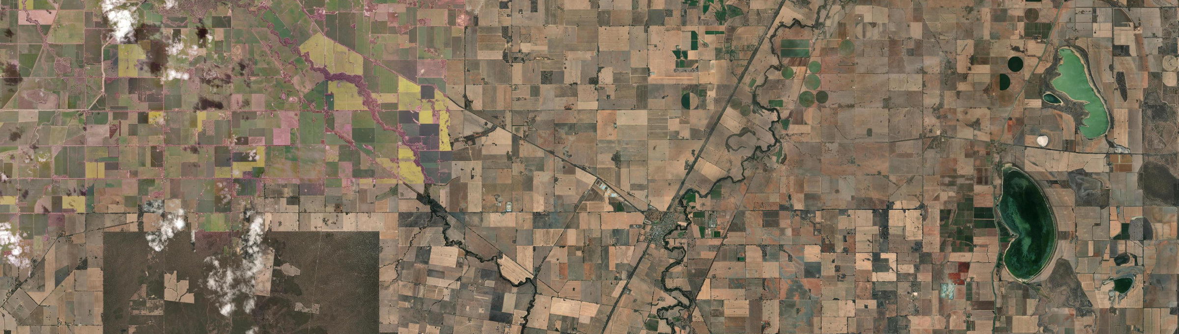 Aerial view of Elmore, VIC