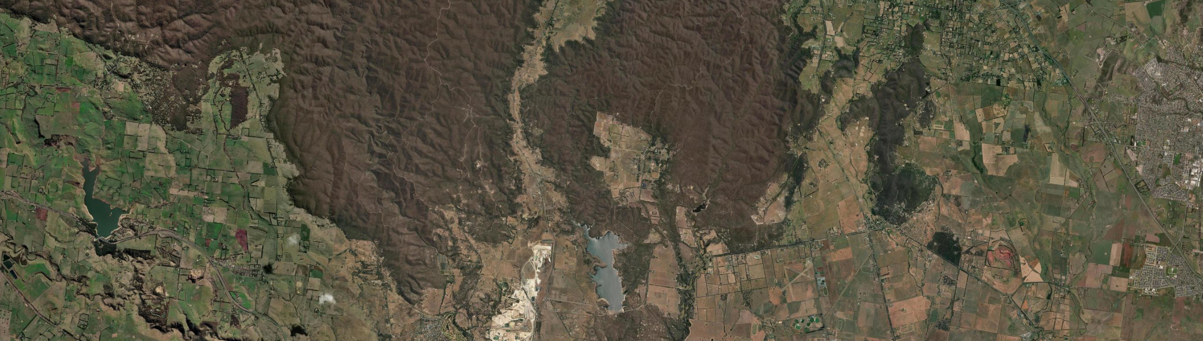 Aerial view of Coimadai, VIC