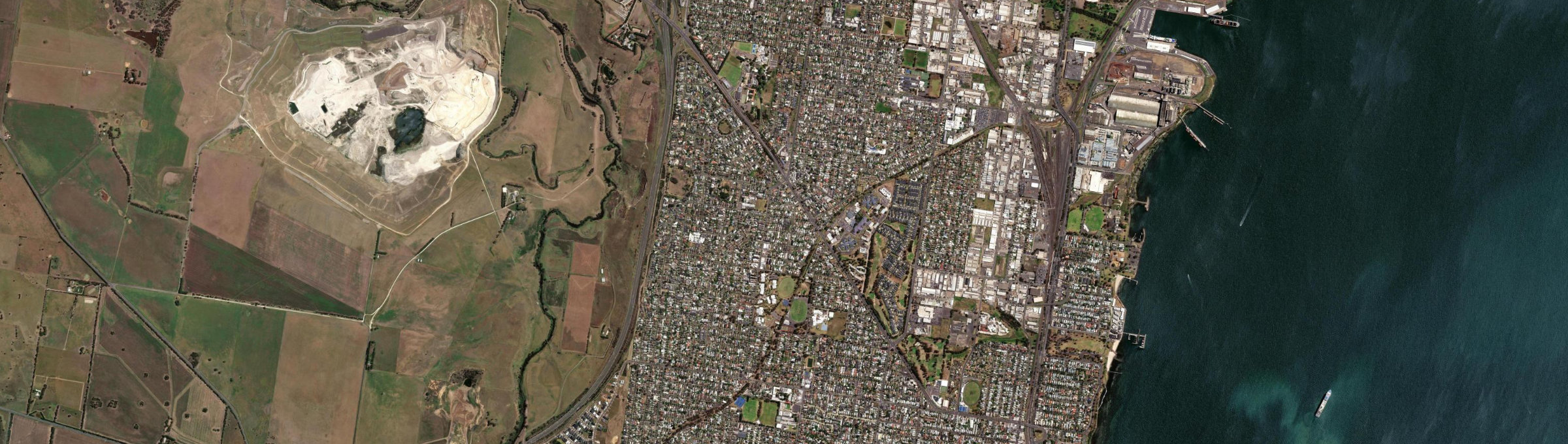 Aerial view of Hamlyn Heights, VIC