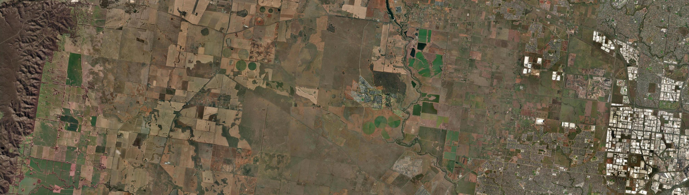 Aerial view of Eynesbury, VIC