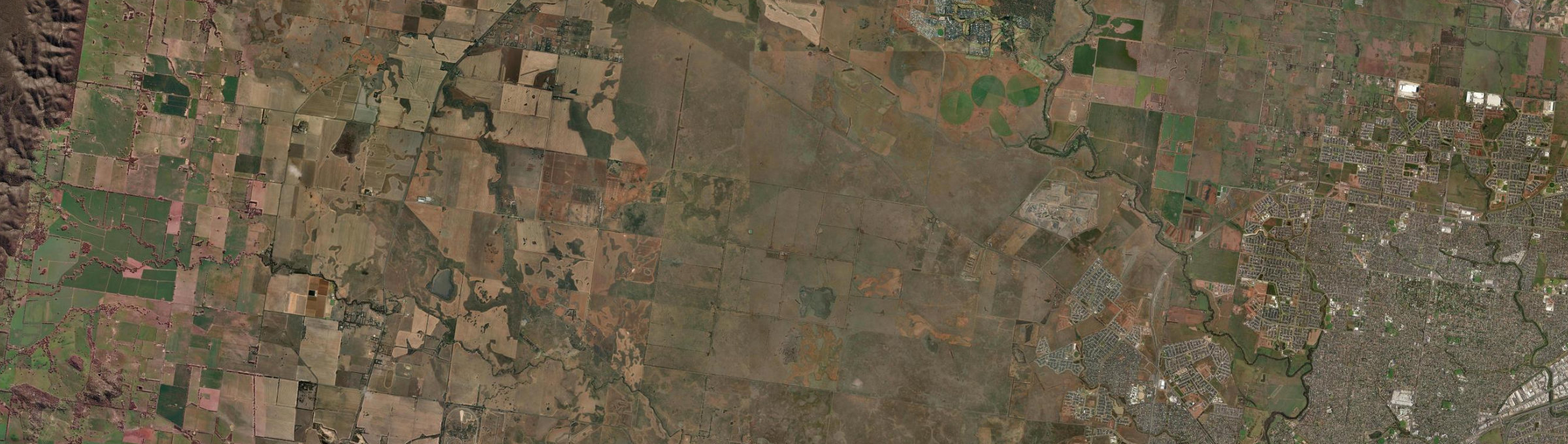 Aerial view of Quandong, VIC