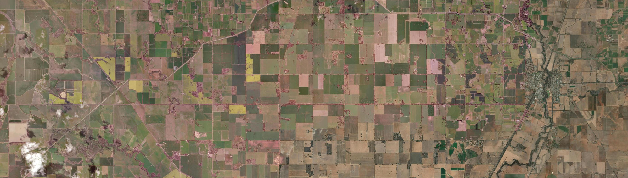 Aerial view of Diggora, VIC