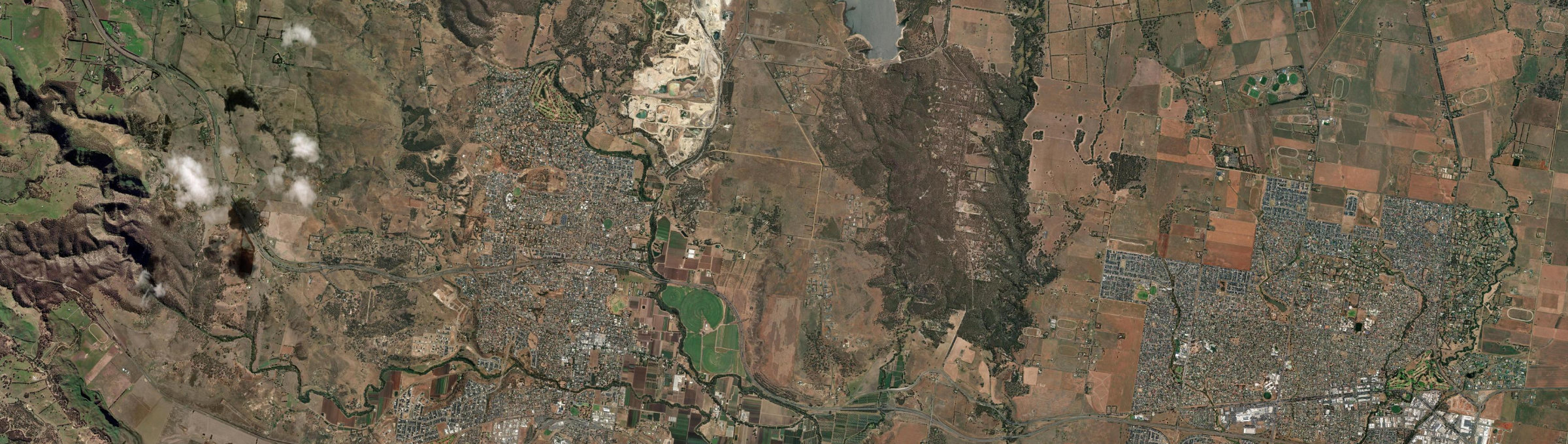 Aerial view of Merrimu, VIC