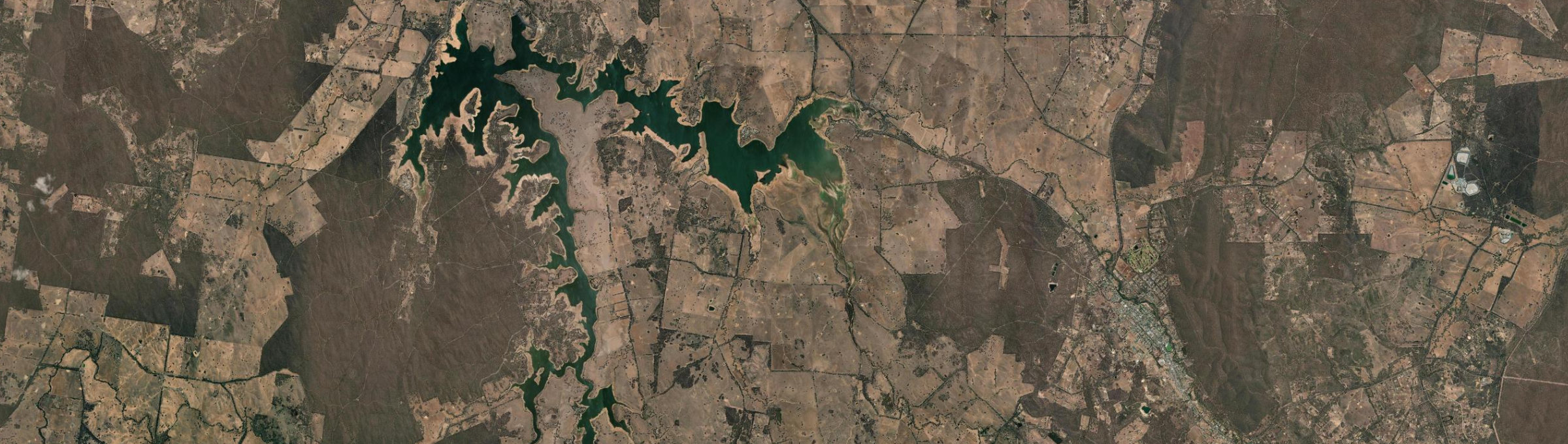 Aerial view of Derrinal, VIC
