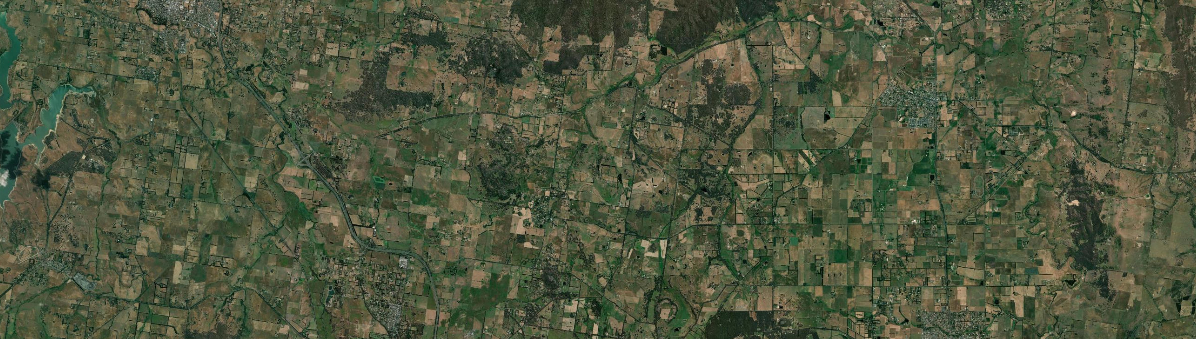 Aerial view of Newham, VIC