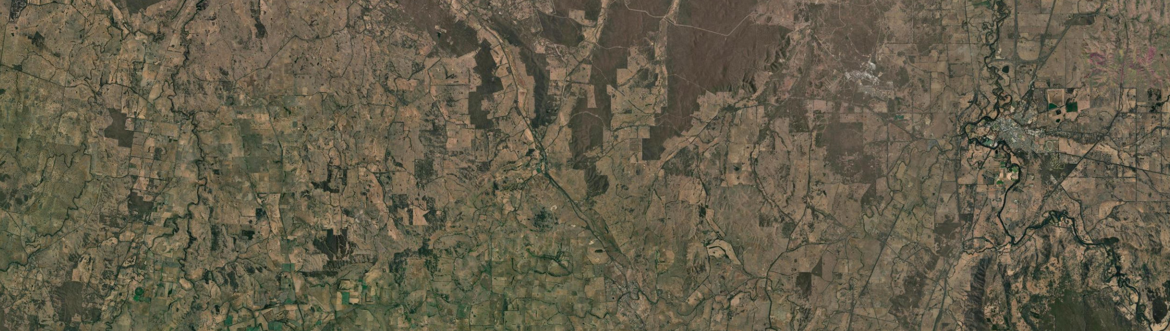 Aerial view of Tooborac, VIC