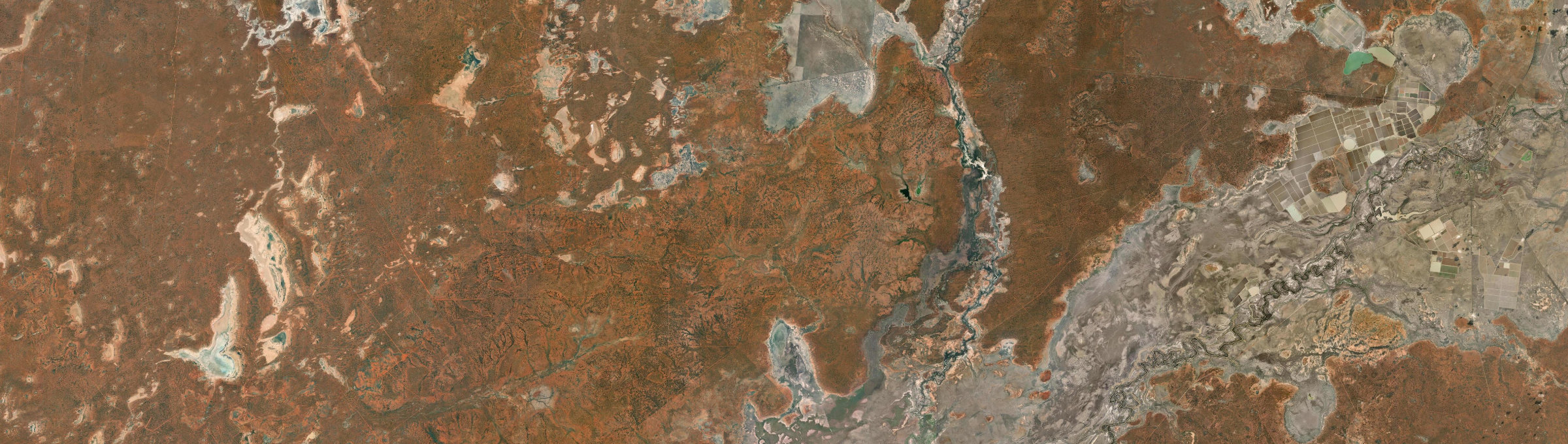 Aerial view of Gumbalie, NSW