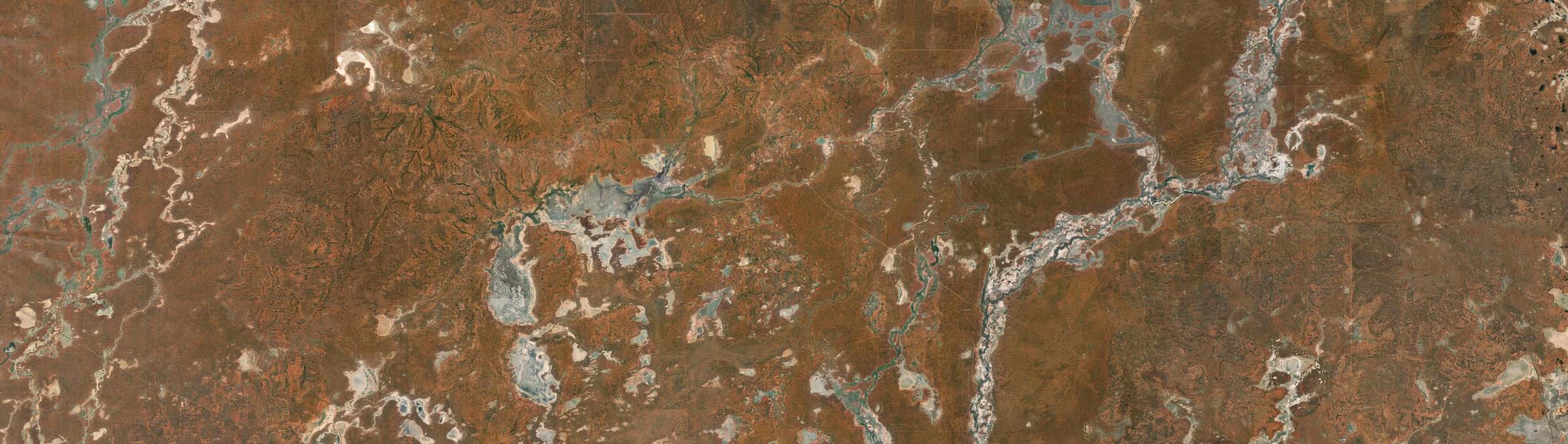 Aerial view of Fords Bridge, NSW