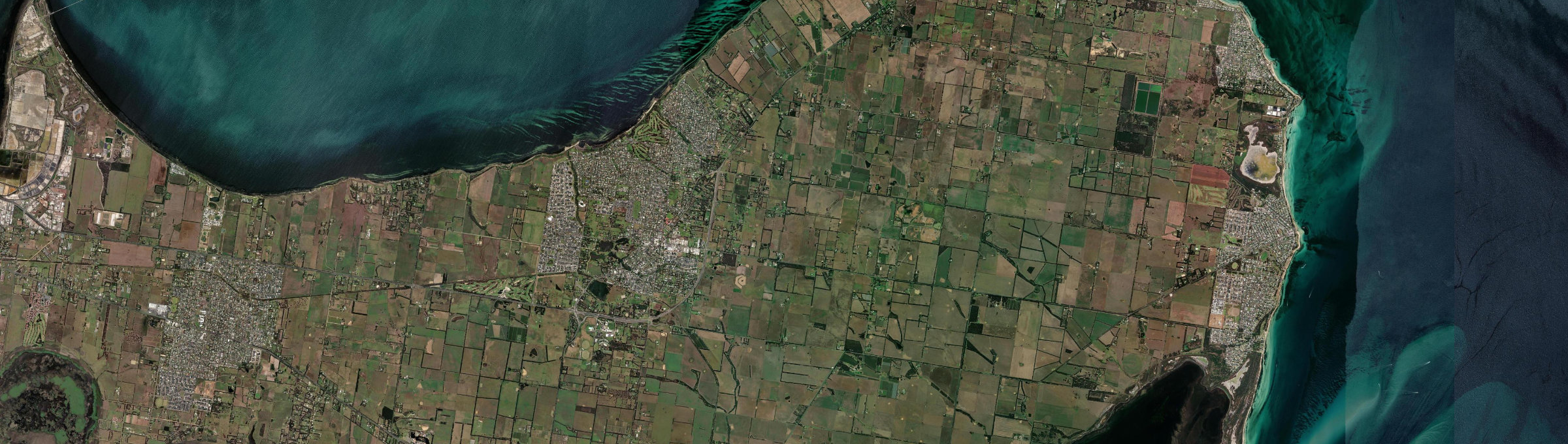 Aerial view of Drysdale, VIC