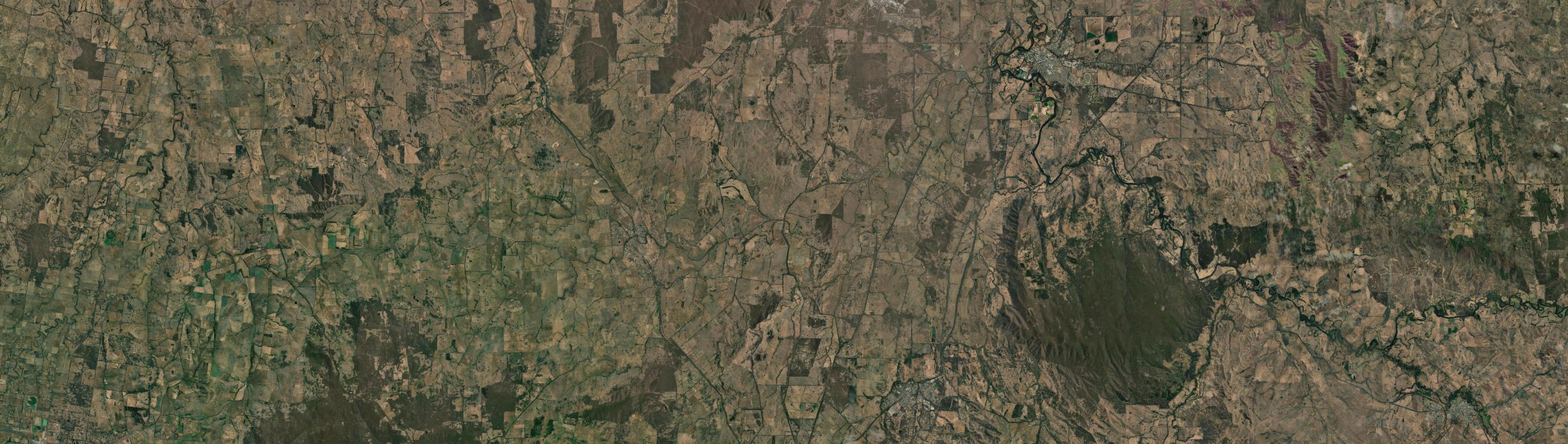Aerial view of Glenaroua, VIC