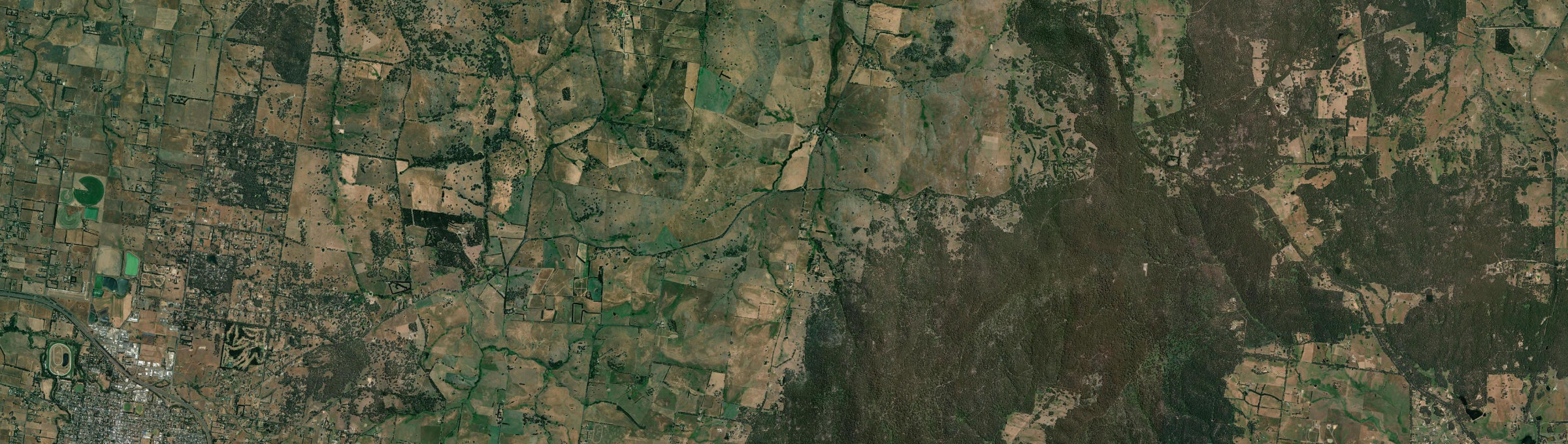 Aerial view of Pastoria, VIC