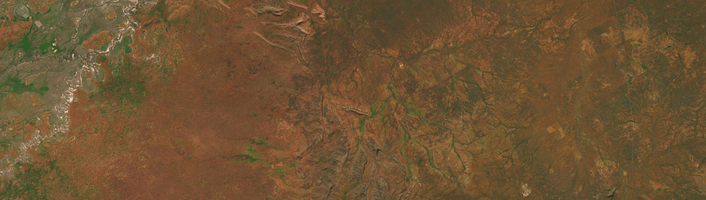 Aerial view of Kerrigundi, NSW