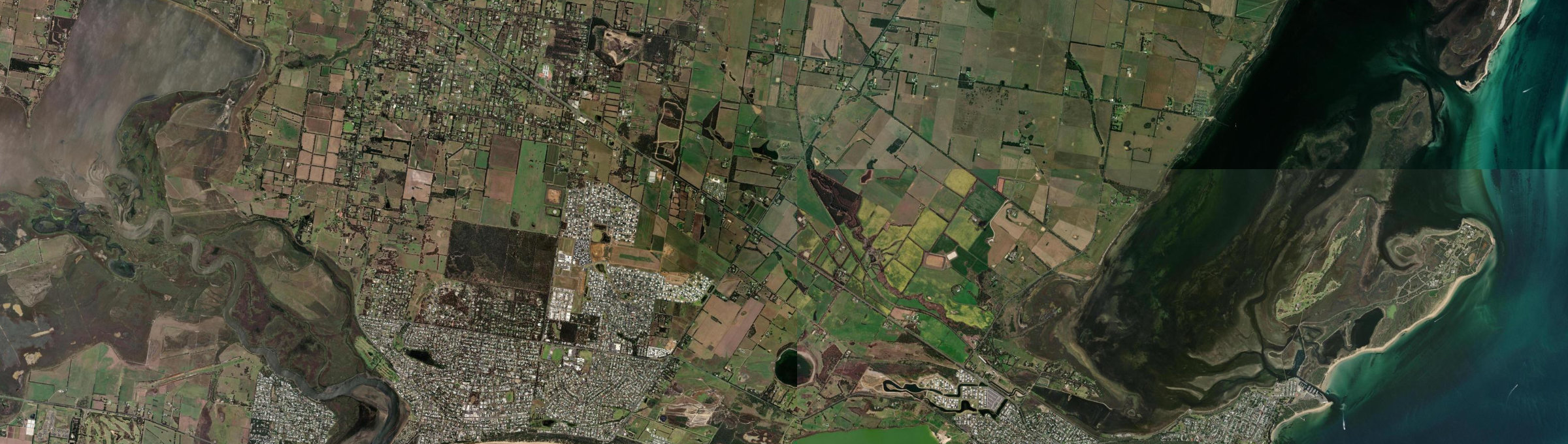 Aerial view of Marcus Hill, VIC