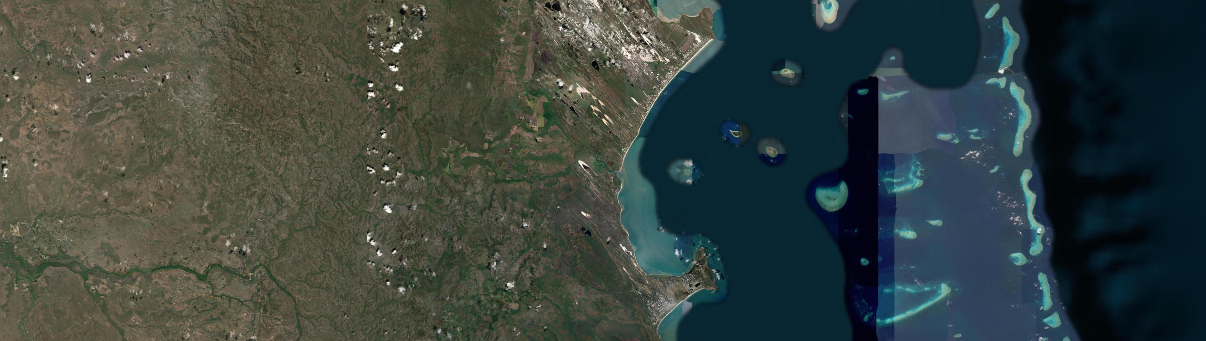 Aerial view of Hope Vale, QLD