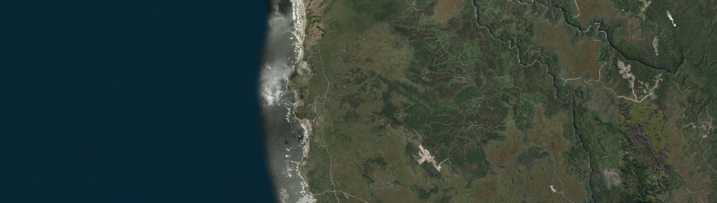 Aerial view of Nelson Bay (Tas.), TAS