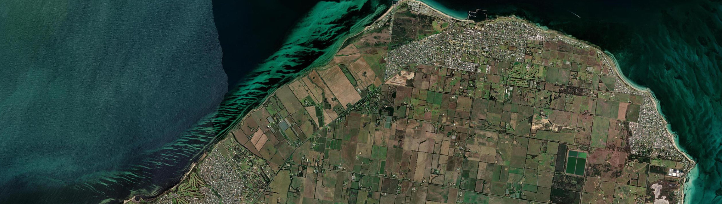 Aerial view of Bellarine, VIC