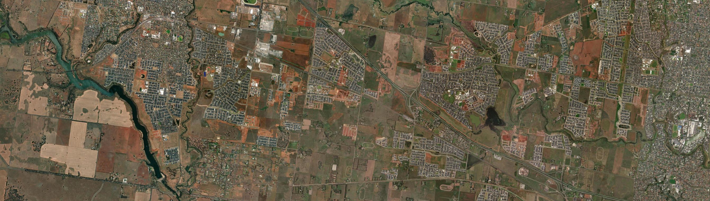 Aerial view of Thornhill Park, VIC