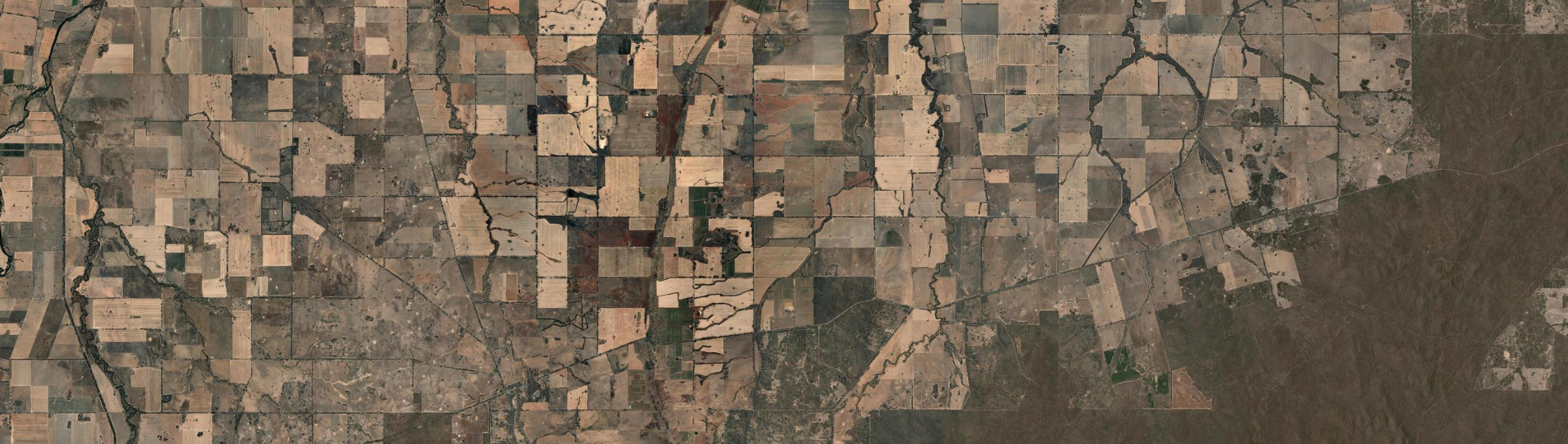 Aerial view of Cornella, VIC