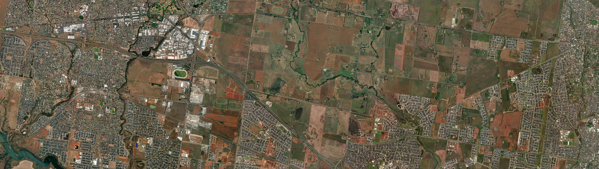 Aerial view of Grangefields, VIC