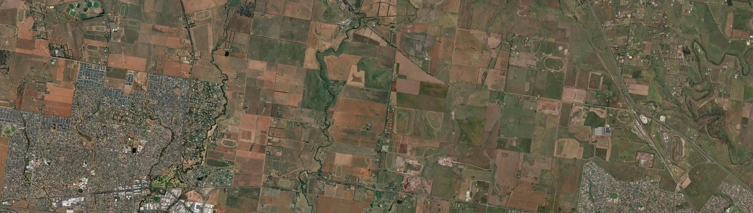 Aerial view of Plumpton (Vic.), VIC
