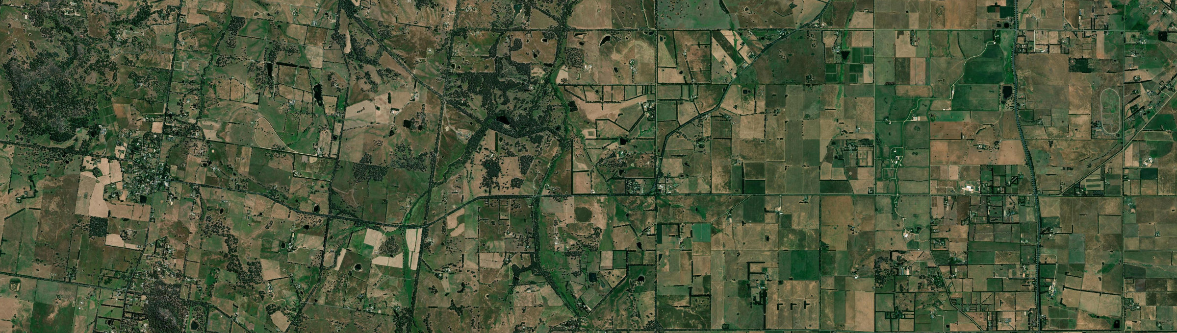 Aerial view of Rochford, VIC