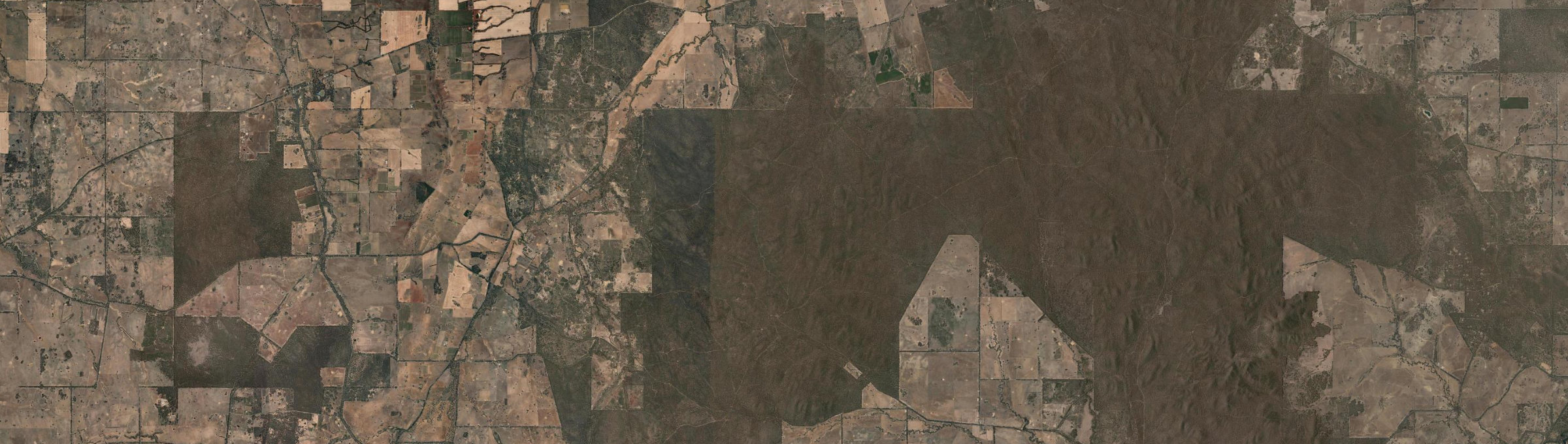 Aerial view of Redcastle, VIC