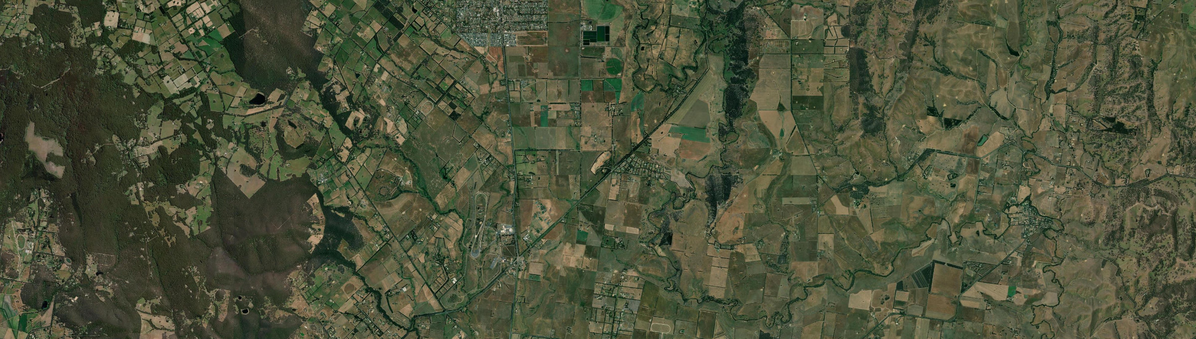 Aerial view of Monegeetta, VIC