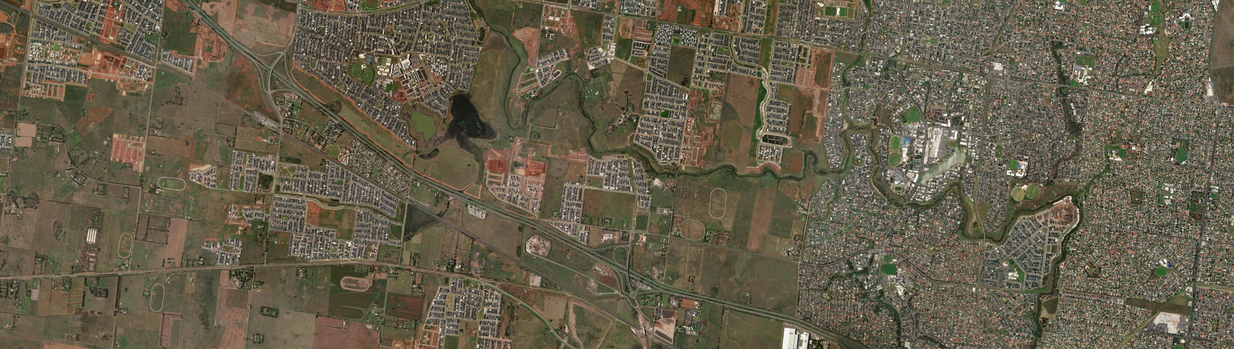 Aerial view of Deanside, VIC