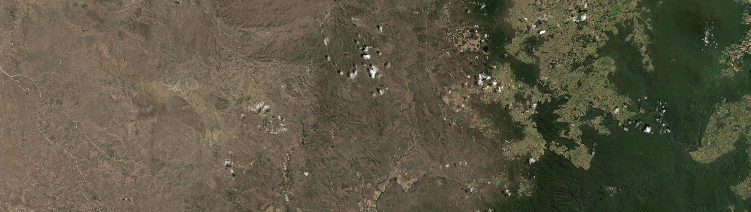 Aerial view of Silver Valley, QLD