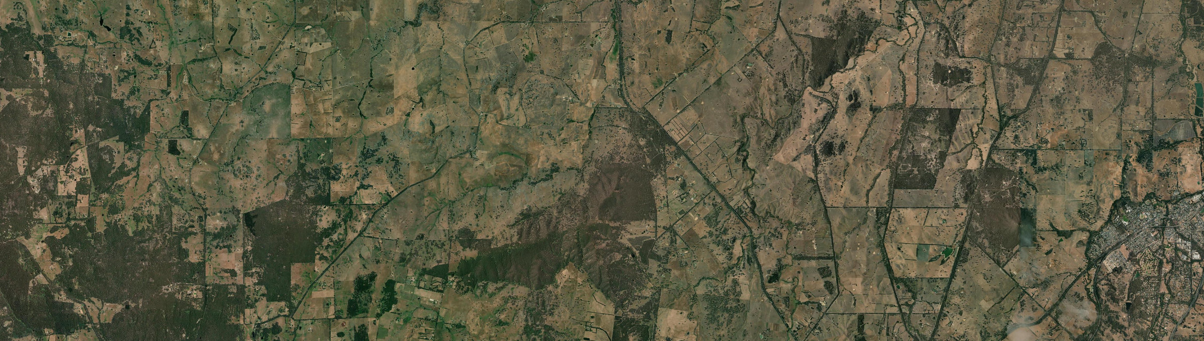 Aerial view of High Camp, VIC