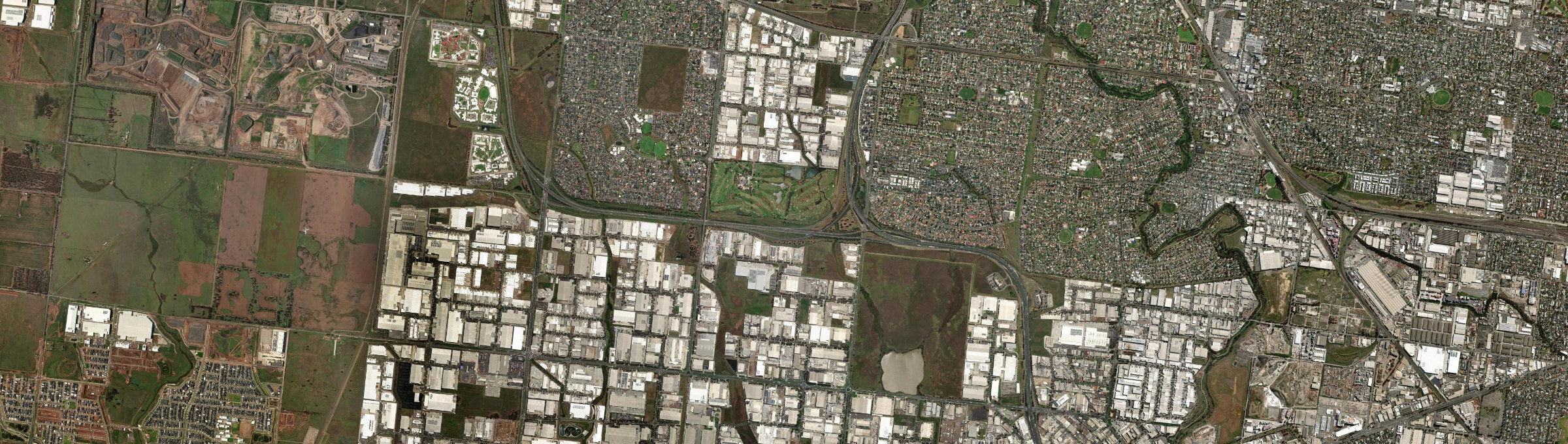 Aerial view of Derrimut, VIC