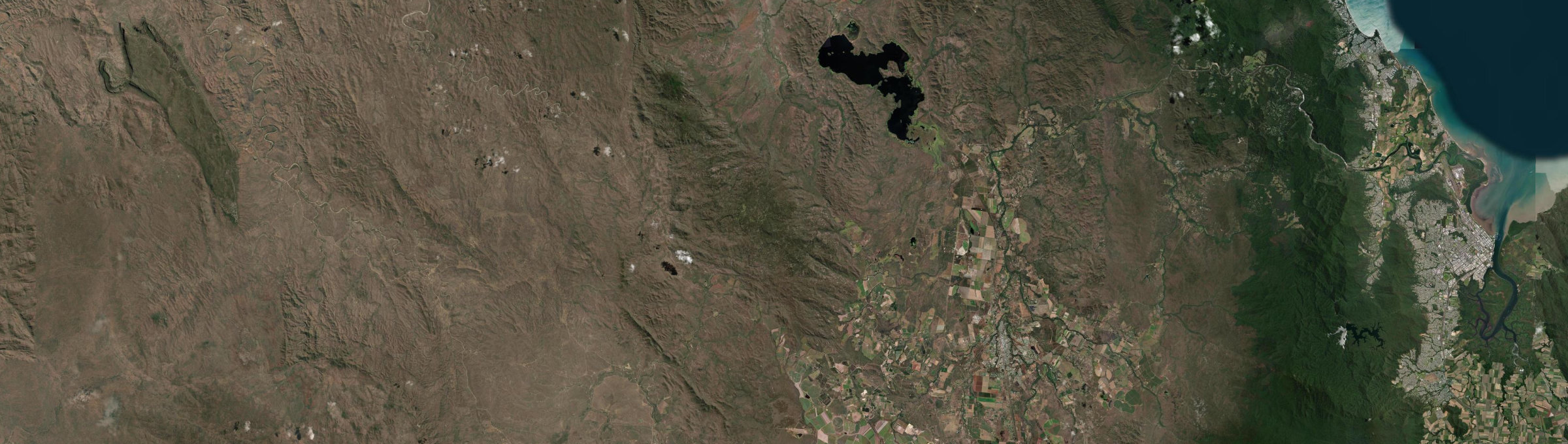 Aerial view of Paddys Green, QLD