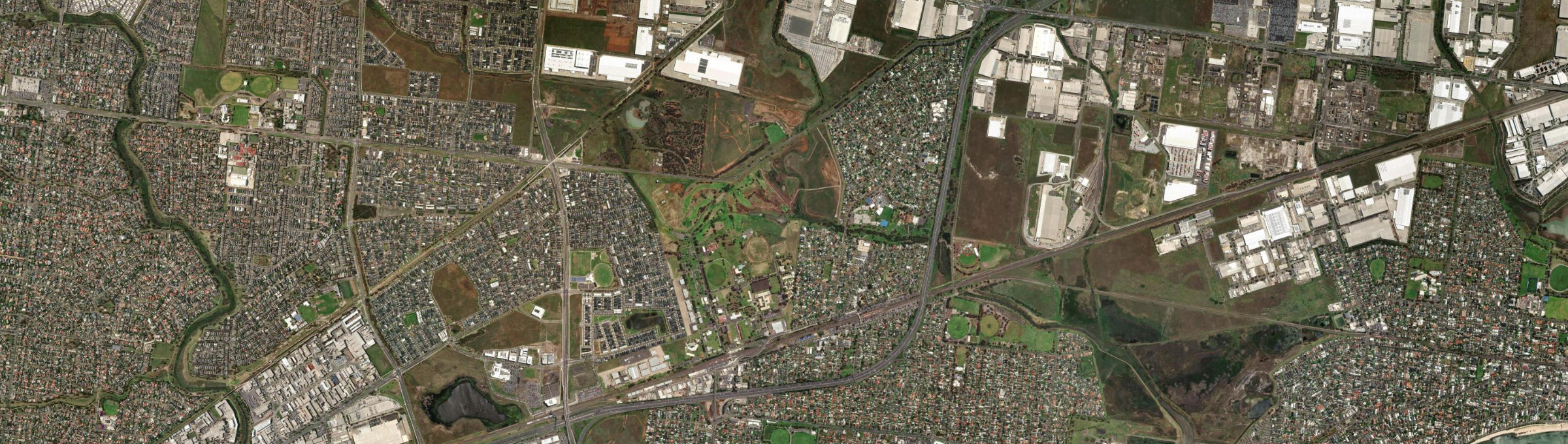 Aerial view of Laverton (Vic.), VIC