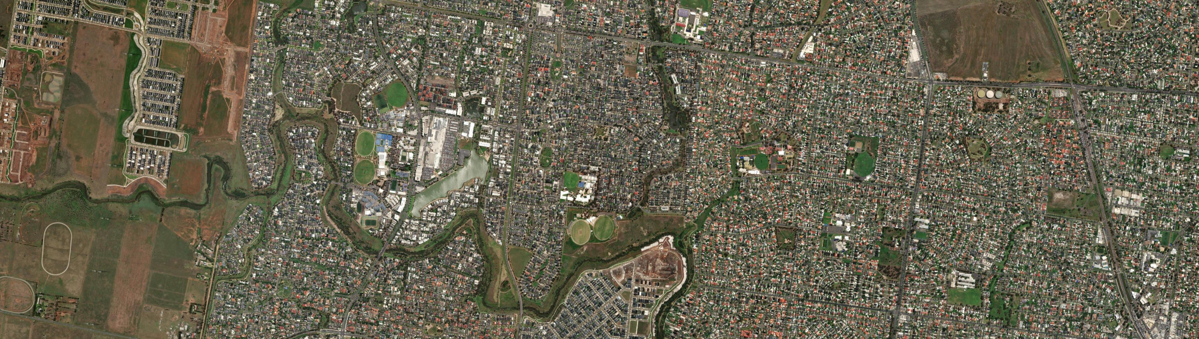 Aerial view of Burnside Heights, VIC