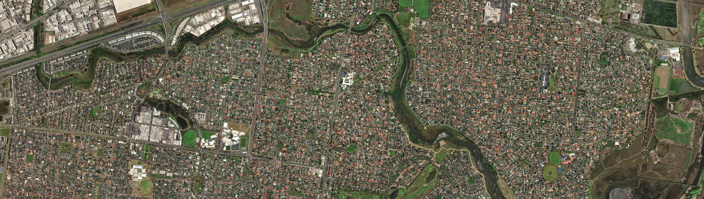 Aerial view of Seabrook, VIC
